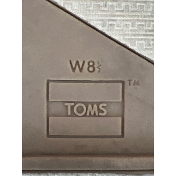 TOMS Viv sandals blue fringe Sandal Sz 8.5 - Picture 8 of 8